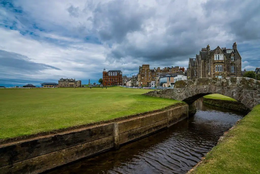 The Old Course at St. Andrews, a perfect spot for a golf trip for guys